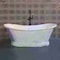 Alfi Brand 67" White Matte Pedestal Solid Surface Resin Bathtub AB9950 - alternate 1